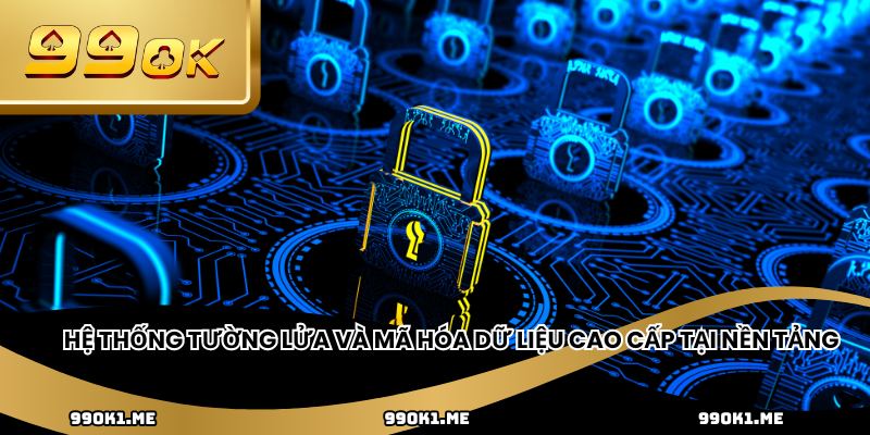 Hệ thống tường lửa và mã hóa dữ liệu cao cấp tại nền tảng