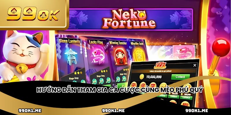 Hướng dẫn tham gia cá cược cùng mèo phú quý